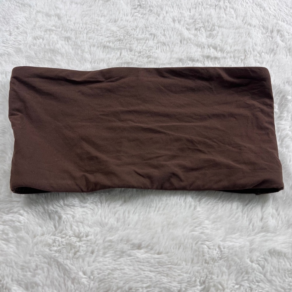 SKIMS Chocolate Brown Seamless Strapless Bandeau